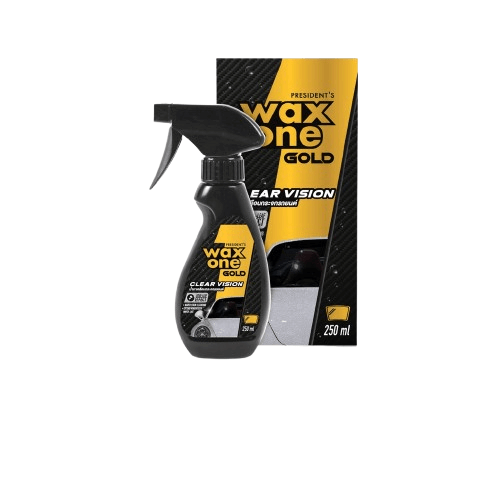 น้ำยาเคลือบกระจกรถยนต์ WAX ONE รุ่น GOLD CLEAR VISION ขนาด 250ML_0