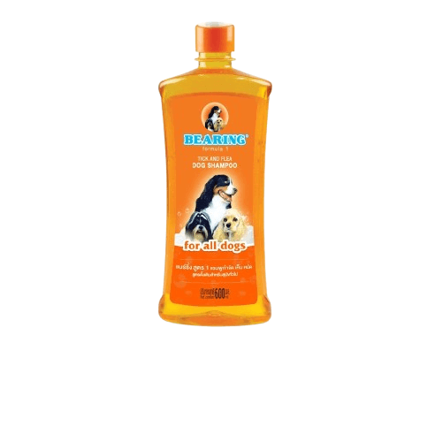 แชมพูกำจัดเห็บหมัดสำหรับสุนัข BEARING สูตร TICK & FLEA ขนาด 600ML สำหรับสุนัขทุกสายพันธ์ุ_1