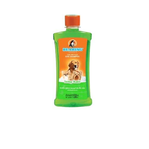 แชมพูกำจัดเห็บหมัดสำหรับสุนัข BEARING สูตร TICK & FLEA ขนาด 150ML สำหรับสุนัขขนยาว_1