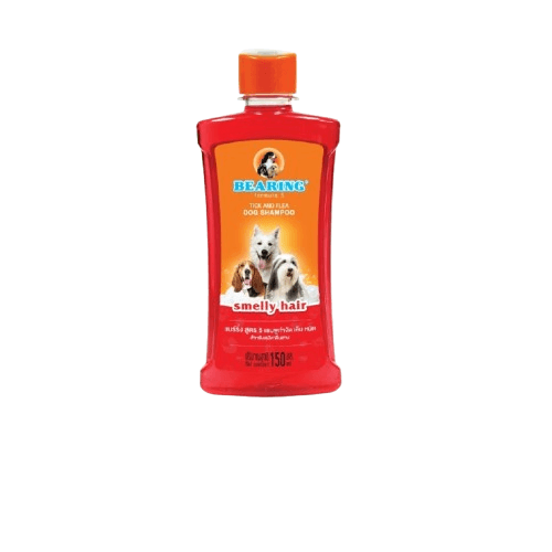 แชมพูกำจัดเห็บหมัดสำหรับสุนัข BEARING สูตร TICK & FLEA ขนาด 150ML สำหรับสุนัขมีกลิ่นสาบ_1