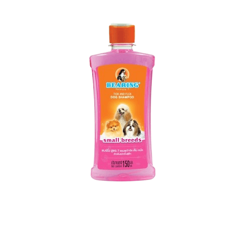 แชมพูกำจัดเห็บหมัดสำหรับสุนัข BEARING สูตร TICK & FLEA ขนาด 150ML สำหรับสุนัขพันธ์ุเล็ก_1