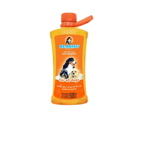 แชมพูกำจัดเห็บหมัดสำหรับสุนัข BEARING สูตร TICK & FLEA ขนาด 1500ML สำหรับสุนัขทุกสายพันธ์ุ_1