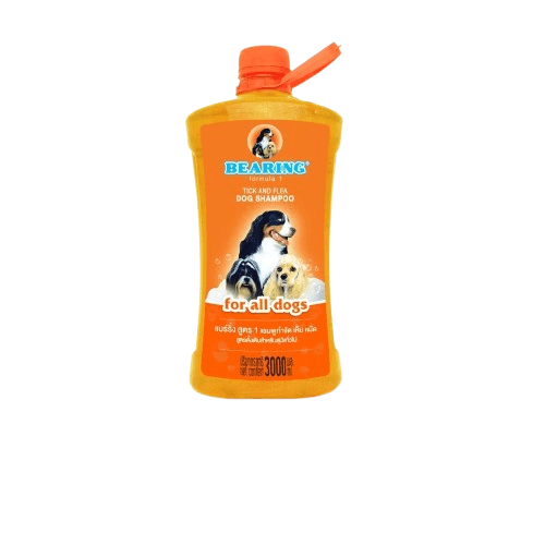 แชมพูกำจัดเห็บหมัดสำหรับสุนัข BEARING สูตร TICK & FLEA ขนาด 3000ML สำหรับสุนัขทุกสายพันธ์ุ_1