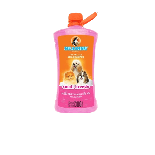 แชมพูกำจัดเห็บหมัดสำหรับสุนัข BEARING สูตร TICK & FLEA ขนาด 3000ML สำหรับสุนัขพันธ์ุเล็ก_1