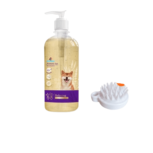 แชมพูสุนัข BEARING สูตรอโรม่า AROMATIC SPA ขนาด 450ML สำหรับสุนัขที่ผิวแพ้ง่าย (แถมฟรี หวีแปรงขน)_1