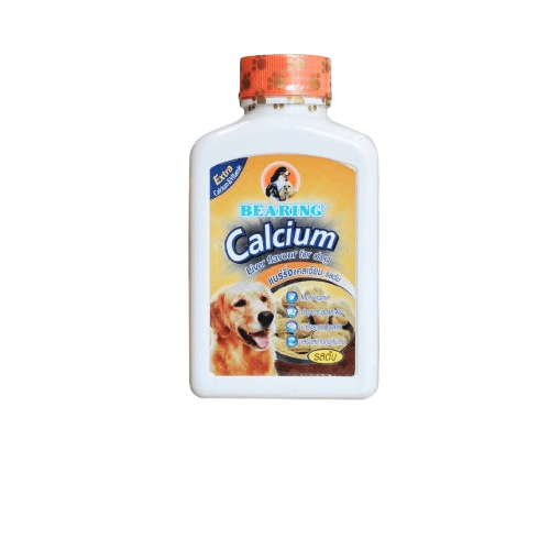 อาหารเสริมสุนัข BEARING สูตร CALCIUM แบบเม็ด รสตับ ขนาด 135G 100 เม็ด/กระปุก_1