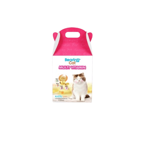 วิตามินรวมสำหรับแมว BEARING CAT สูตร MULTI VITAMIN FOR CAT ขนาด 50 เม็ด/กล่อง_1