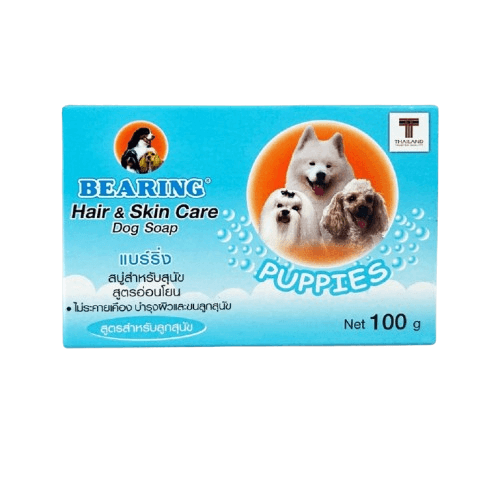 แชมพูสุนัข แบบก้อน BEARING สูตรช่วยลดการระคายเคือง สำหรับสุนัขพันธุ์เล็ก ขนาด 100 G._1