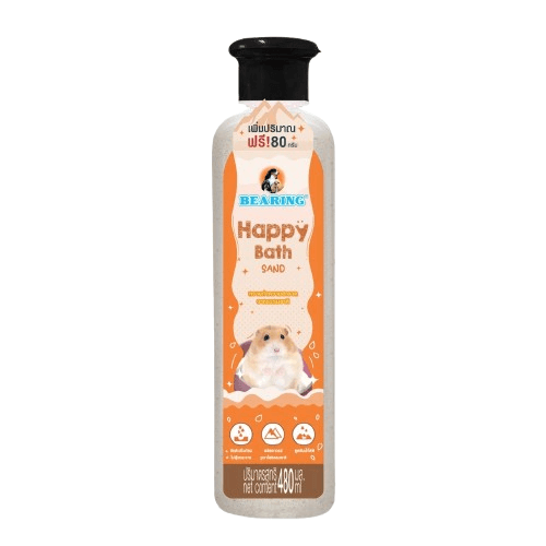 ทรายภูเขาไฟ สำหรับสัตว์เลี้ยงขนาดเล็ก BEARING รุ่น HAPPY BATH SAND ขนาด 480G_1