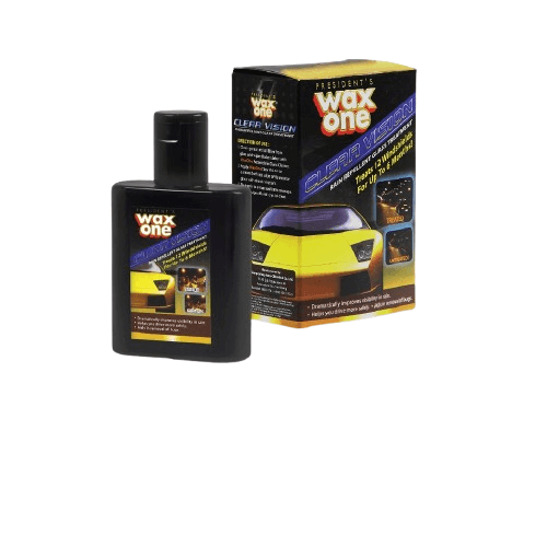 ผลิตภัณฑ์เคลือบกระจกรถยนต์ WAX ONE รุ่น CLEAR VISIONS ขนาด 135ML_1