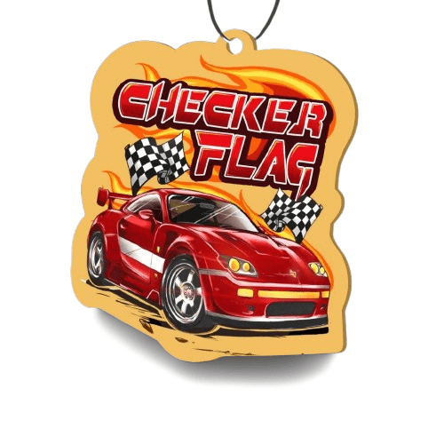 แผ่นน้ำหอมปรับอากาศในรถยนต์ WAX ONE รุ่นPRESIDENT'S WAXONE GOLD AIR FRESHENER ขนาด 13G กลิ่น CHECKER FLAG_1