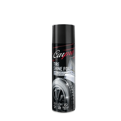 สเปรย์โฟมทำความสะอาดและปกป้องยางรถยนต์ WAX ONE รุ่น CARPRO SHINE TIRE FOAM ขนาด 600ML_1