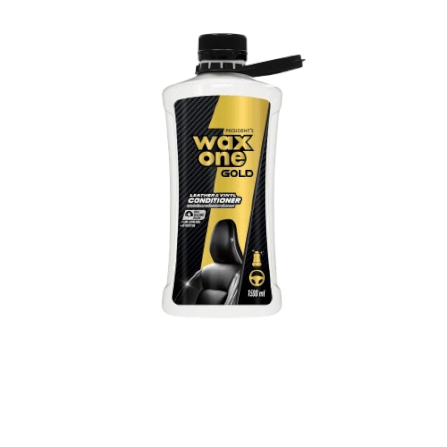 สเปรย์เคลือบเงาเบาะหนังรถยนต์ WAX ONE รุ่น PRESIDENT'S WAXONE GOLD LEATHER & VINYI CONDITIONER ขนาด 1500ML_1