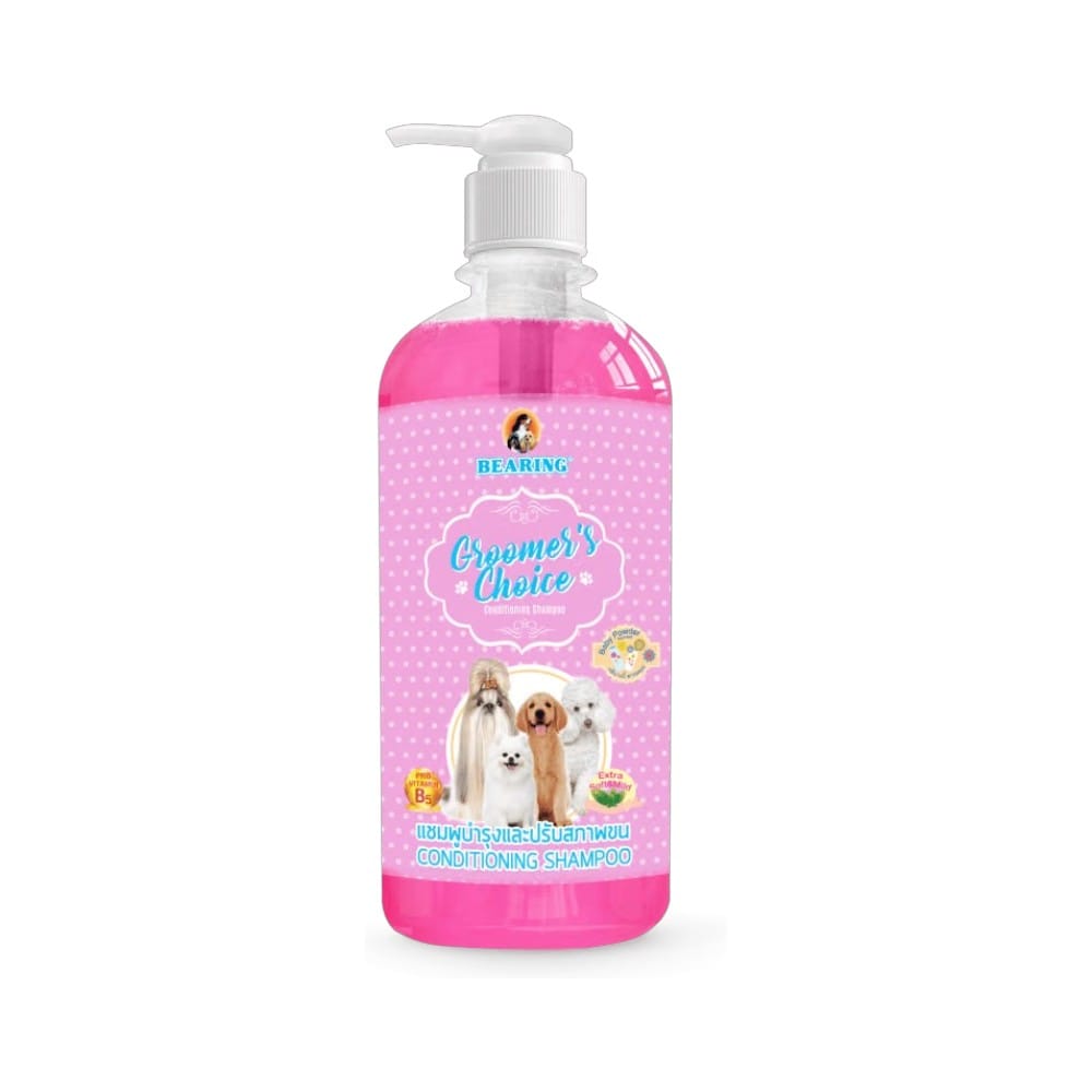 แชมพูผสมครีมนวดสำหรับสุนัข BEARING สูตร GROOMER’S CHOICE ขนาด 450ML กลิ่น BABY POWDER_0