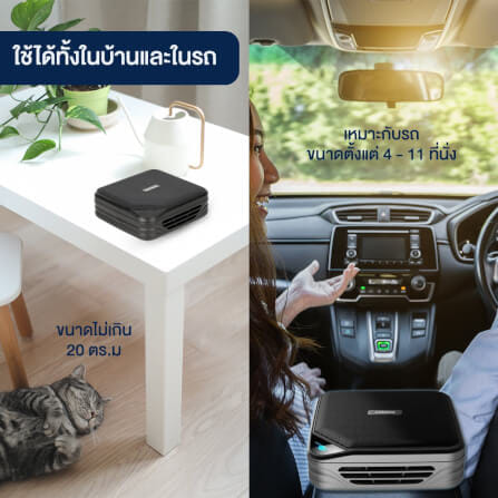เครื่องฟอกอากาศในรถยนต์ CONOCO C6 PRO สีดำ_6