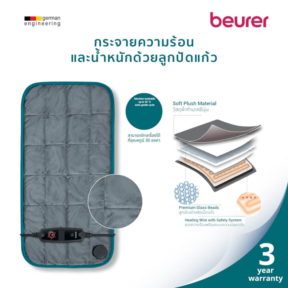 แผ่นให้ความอบอุ่น BEURER HK145 COSY WEIGHT_3