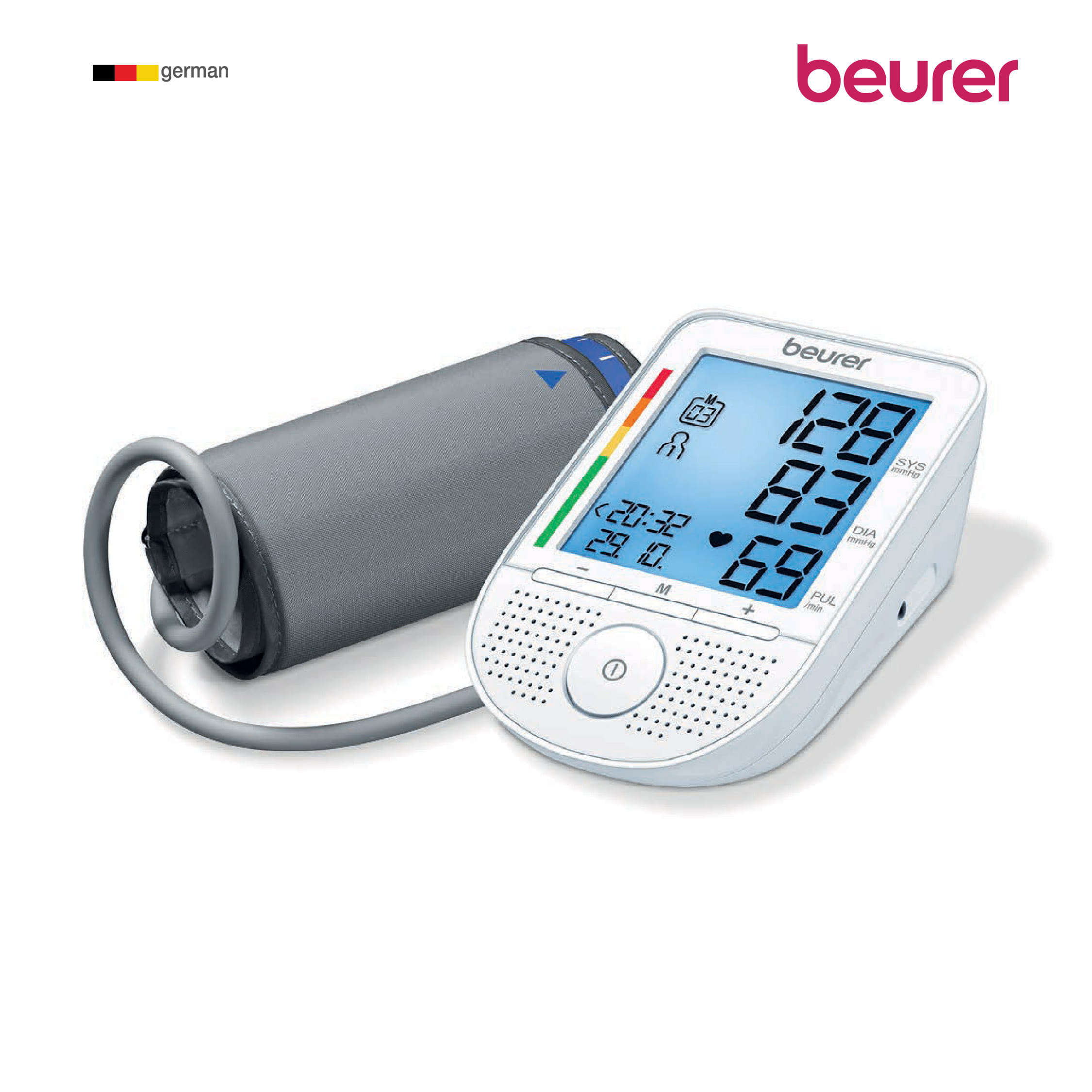 เครื่องวัดความดันโลหิตต้นแขนพูดได้ BEURER รุ่น BM49_6