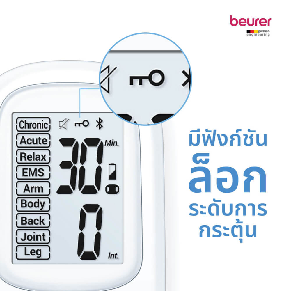เครื่องกระตุ้นกล้ามเนื้อไฟฟ้าไร้สาย Beurer รุ่น EM70