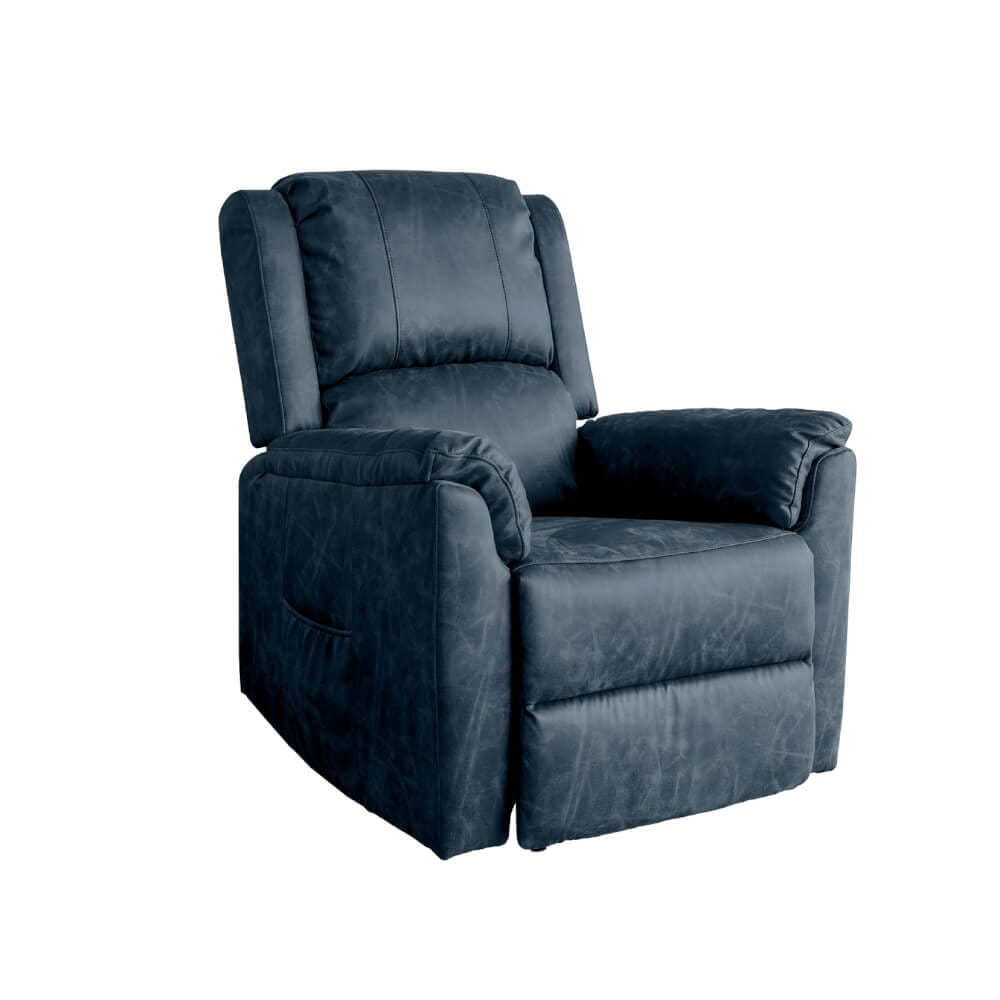 เก้าอี้พักผ่อน ปรับลุก-นั่ง DEVILBISS RELAX TOUCH ERGO รุ่น DUAL MOTOR เทาอมน้ำเงิน