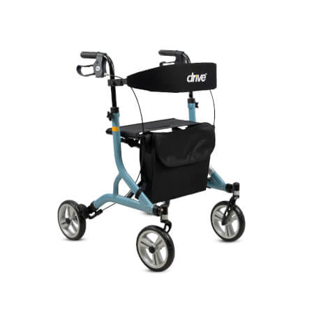 อุปกรณ์ช่วยพยุงเดิน DEVILBISS รุ่น NITRO SL ROLLATOR สีฟ้า_0