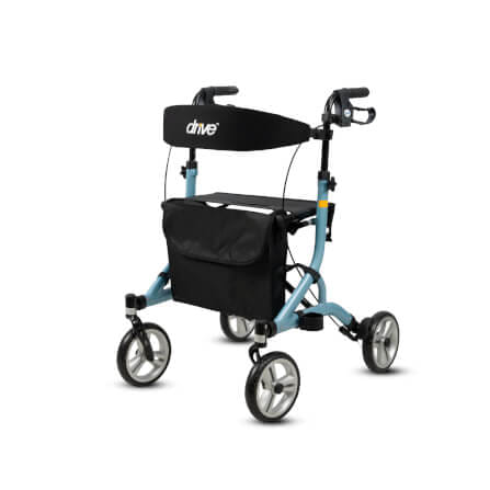 อุปกรณ์ช่วยพยุงเดิน DEVILBISS รุ่น NITRO SL ROLLATOR สีฟ้า_1