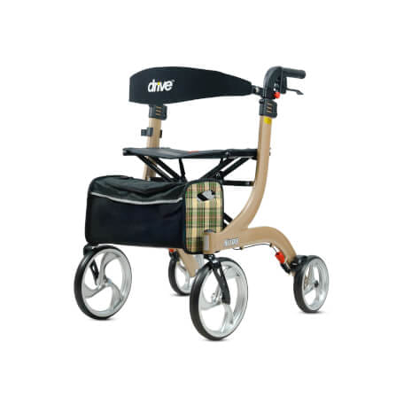 อุปกรณ์ช่วยพยุงเดิน DEVILBISS รุ่น PREMIUM ROLLATOR NITRO สีน้ำตาล_1