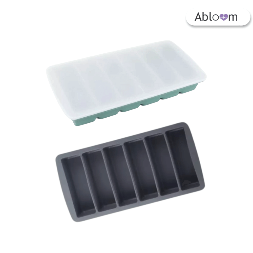 ถาดซิลิโคนแช่แข็งอาหาร ABLOOM รุ่น 0080039001018 สีเทา_0