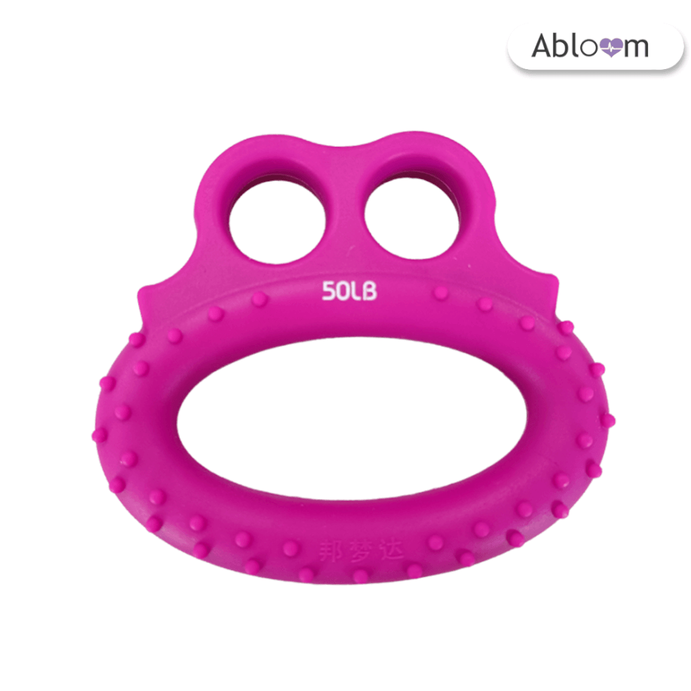 ซิลิโคนบริหารมือทรงแหวน 50 ปอนด์ ABLOOM สีม่วง