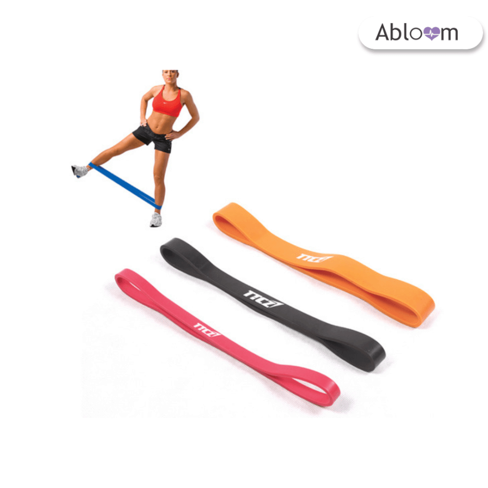 ยางยืด ออกกำลังกายแบบวงกลม  ABLOOM  0150029004012  แรงต้าน 30-80 LB ส้ม