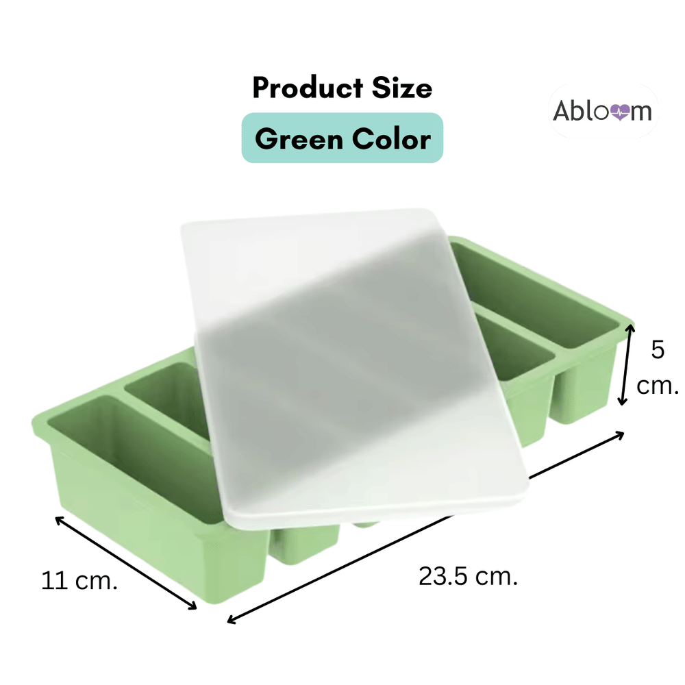 ถาดซิลิโคน ABLOOM รุ่น 0080039001018 สีเขียว