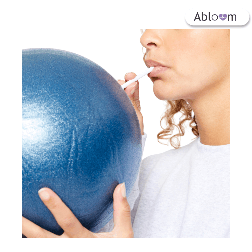 ลูกบอลพิลาทิสขนาดเล็ก ABLOOM 0160010005010_สีน้ำเงิน_2