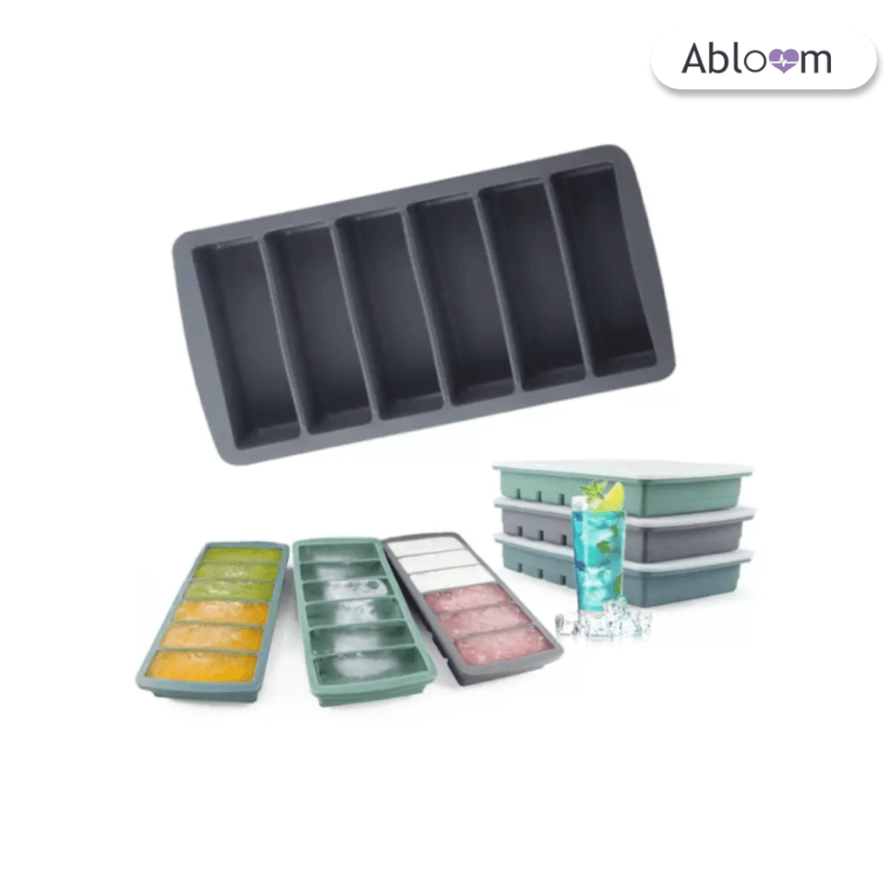 ถาดซิลิโคนแช่แข็งอาหาร  ABLOOM รุ่น 0080039001018 สีดำ_2