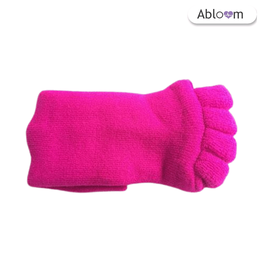 ถุงเท้าใส่นอน แบบแยกนิ้ว ABLOOM 0040013012010_สีชมพู