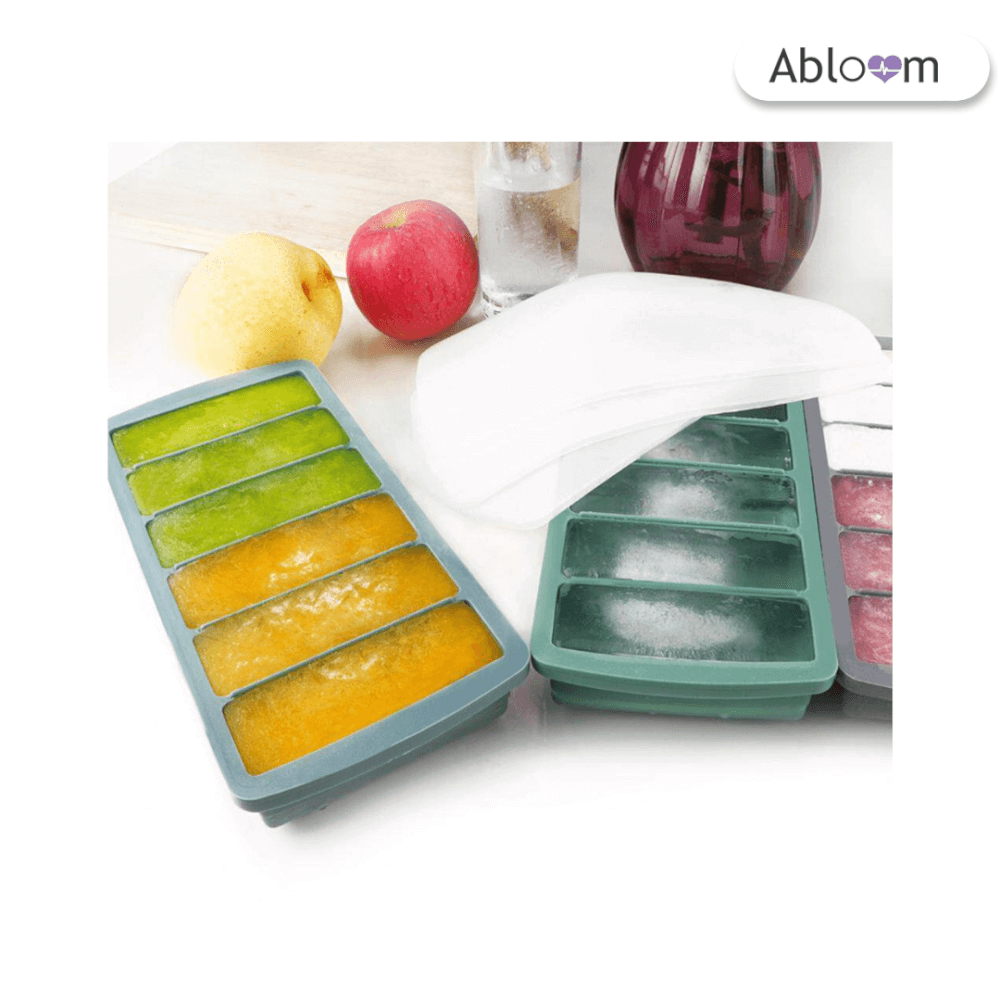 ถาดซิลิโคนแช่แข็งอาหาร  ABLOOM รุ่น 0080039001018 สีดำ_4