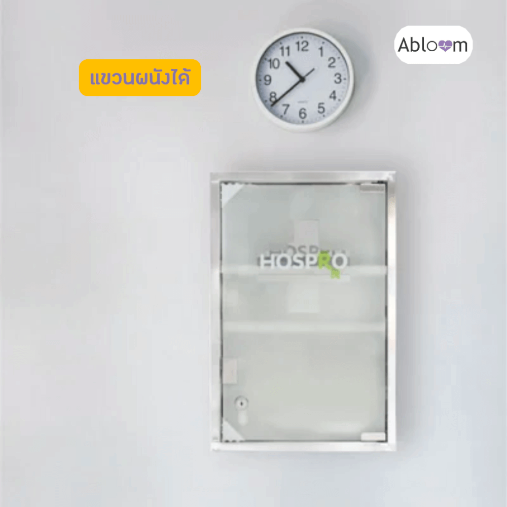 ตู้ยาสแตนเลส 3 ชั้น แบบแขวนผนัง ABLOOM รุ่น H-MC9331