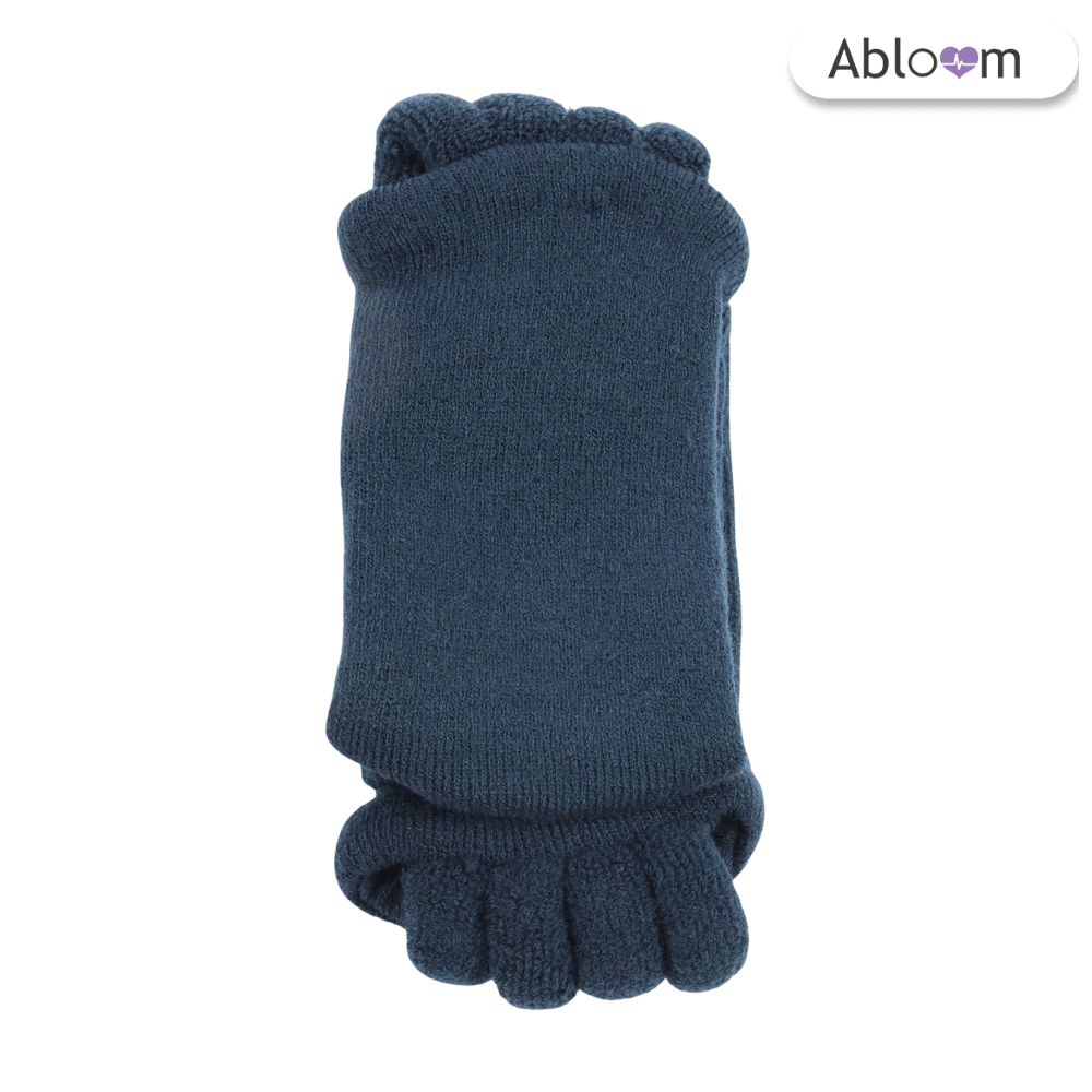 ถุงเท้าใส่นอน แบบแยกนิ้ว ABLOOM 0040013011013_สีกรม