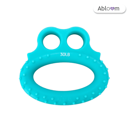 ซิลิโคนบริหารมือทรงแหวน ABLOOM  รุ่น 0060008018018 สีฟ้า 30 ปอนด์_0