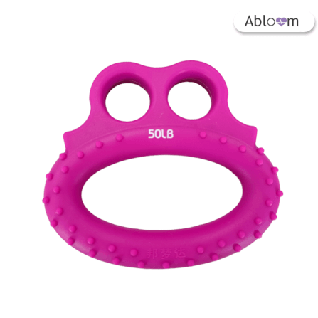 ซิลิโคนบริหารมือทรงแหวน 50 ปอนด์ ABLOOM สีม่วง_0