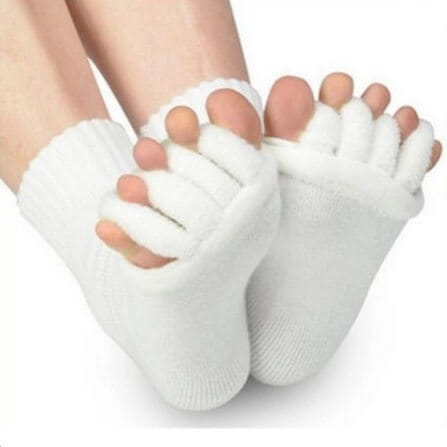 ถุงเท้าใส่นอน แบบแยกนิ้ว ABLOOM 0040013017015_สีขาว_1