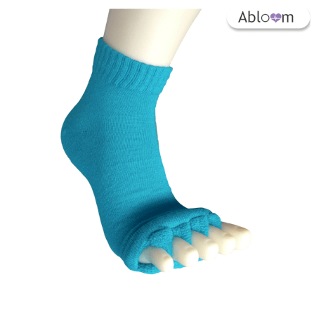 ถุงเท้าใส่นอน แบบแยกนิ้ว ABLOOM  0040013018012_สีฟ้า_1