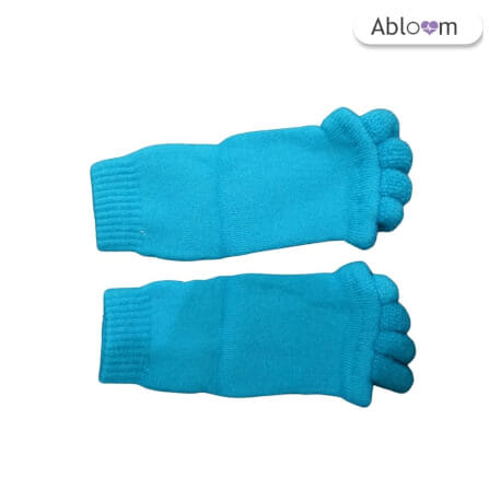ถุงเท้าใส่นอน แบบแยกนิ้ว ABLOOM  0040013018012_สีฟ้า_2