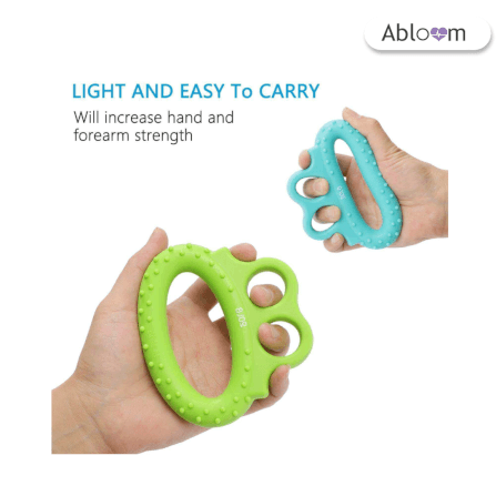 ซิลิโคนบริหารมือทรงแหวน ABLOOM  รุ่น 0060008018018 สีฟ้า 30 ปอนด์_2