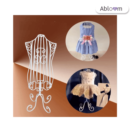 หุ่นแขวนชุดสัตว์เลี้ยง ABLOOM  0110013003018 สีขาว_2