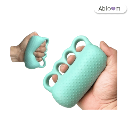 อุปกรณ์บริหารมือ ABLOOM รุ่น ล็อคนิ้ว 4 ช่อง สีเขียวพาสเทล_2