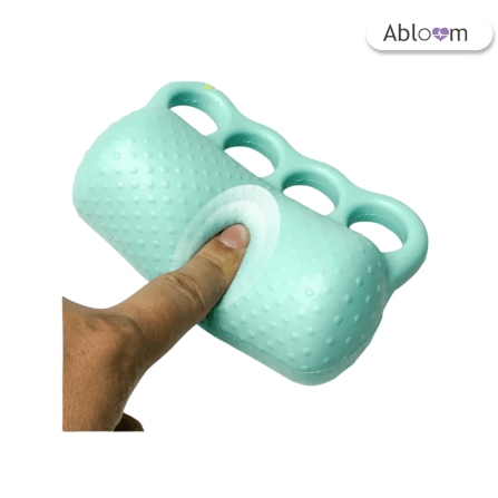 อุปกรณ์บริหารมือ ABLOOM รุ่น ล็อคนิ้ว 4 ช่อง สีเขียวพาสเทล_3