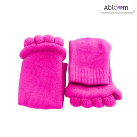 ถุงเท้าใส่นอน แบบแยกนิ้ว ABLOOM 0040013012010_สีชมพู_5