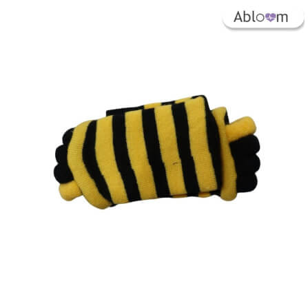 ถุงเท้าใส่นอน แบบแยกนิ้ว ABLOOM 0040122001011_เหลือง/ดำ_6