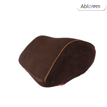 เซ็ตเบาะรองหลังและหมอนรองคอในรถ เมมโมรี่โฟม ABLOOM_สีน้ำตาล_6