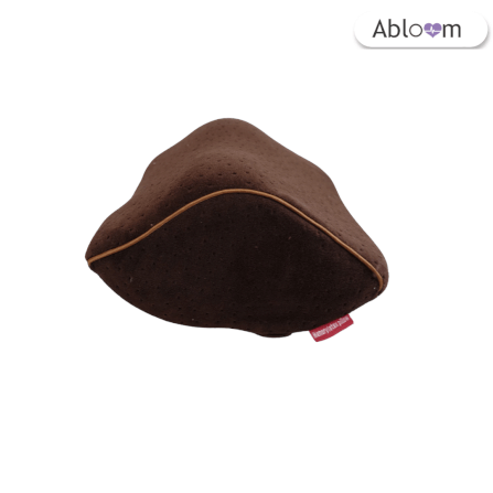 เซ็ตเบาะรองหลังและหมอนรองคอในรถ เมมโมรี่โฟม ABLOOM_สีน้ำตาล_8