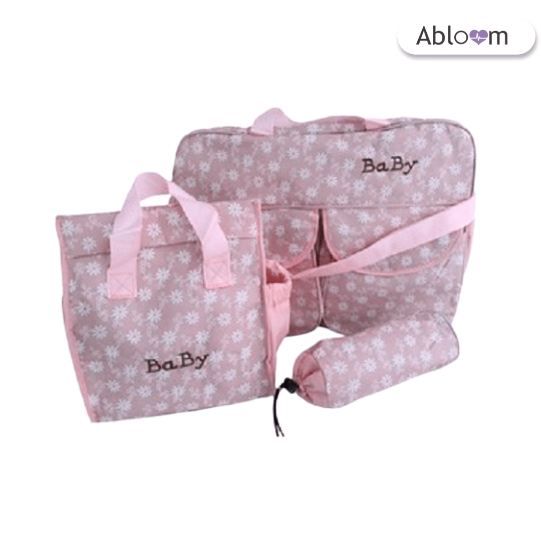 เซ็ตกระเป๋าคุณแม่ เซ็ต 3 ชิ้น ABLOOM 0040046012018_ชมพู_2